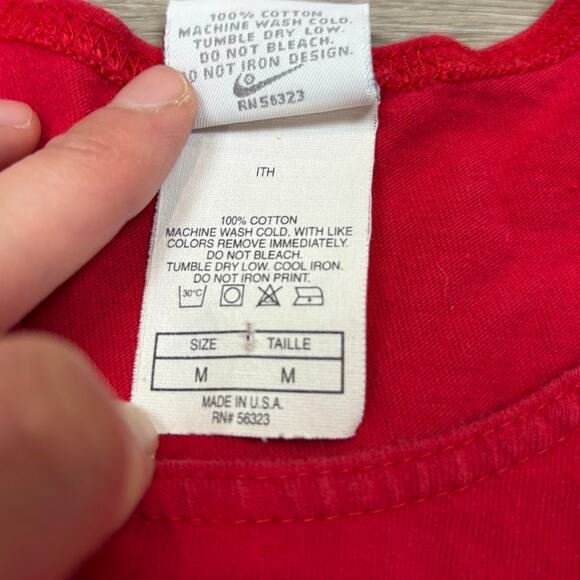 Rare Vintage 90s Nike Embroidered Swoosh Muscle Beach Tank Top Medium - Picture 8 of 11